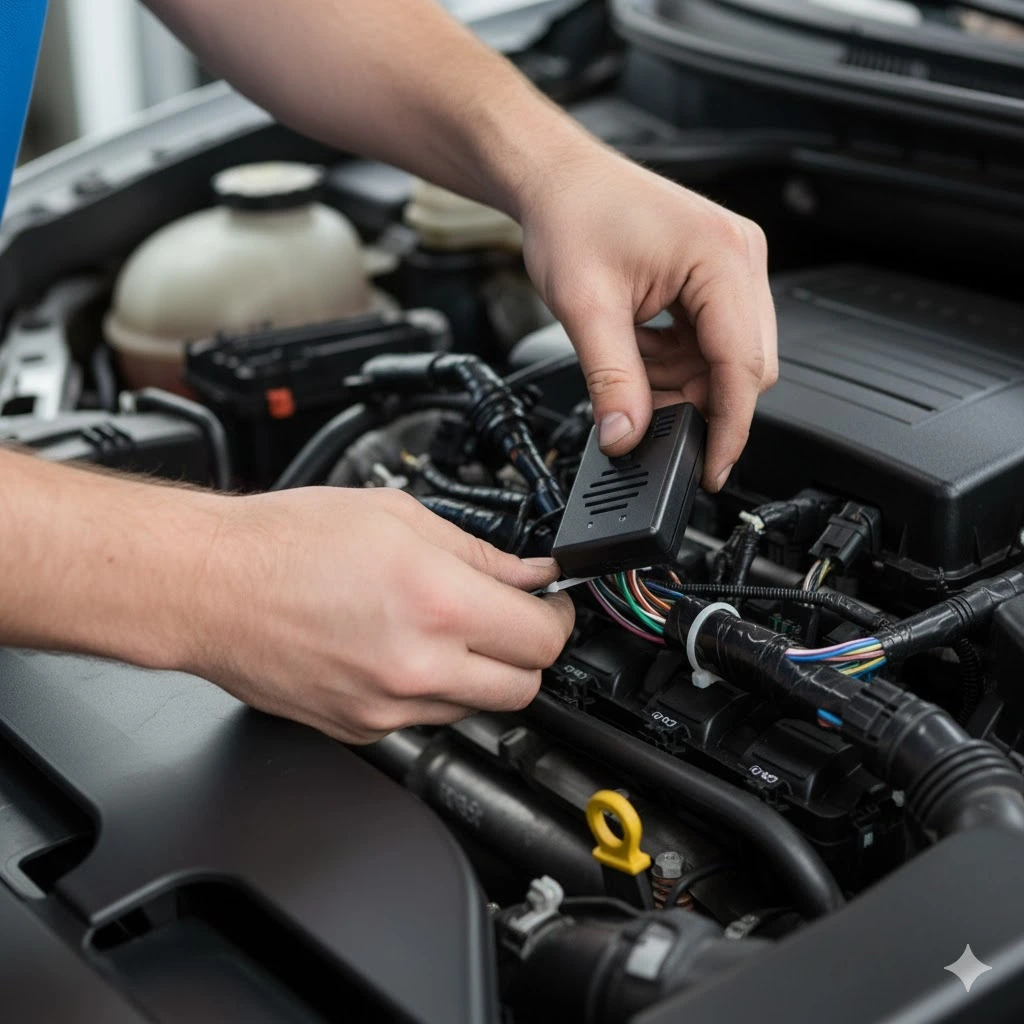 Car Rat Sensor Installation